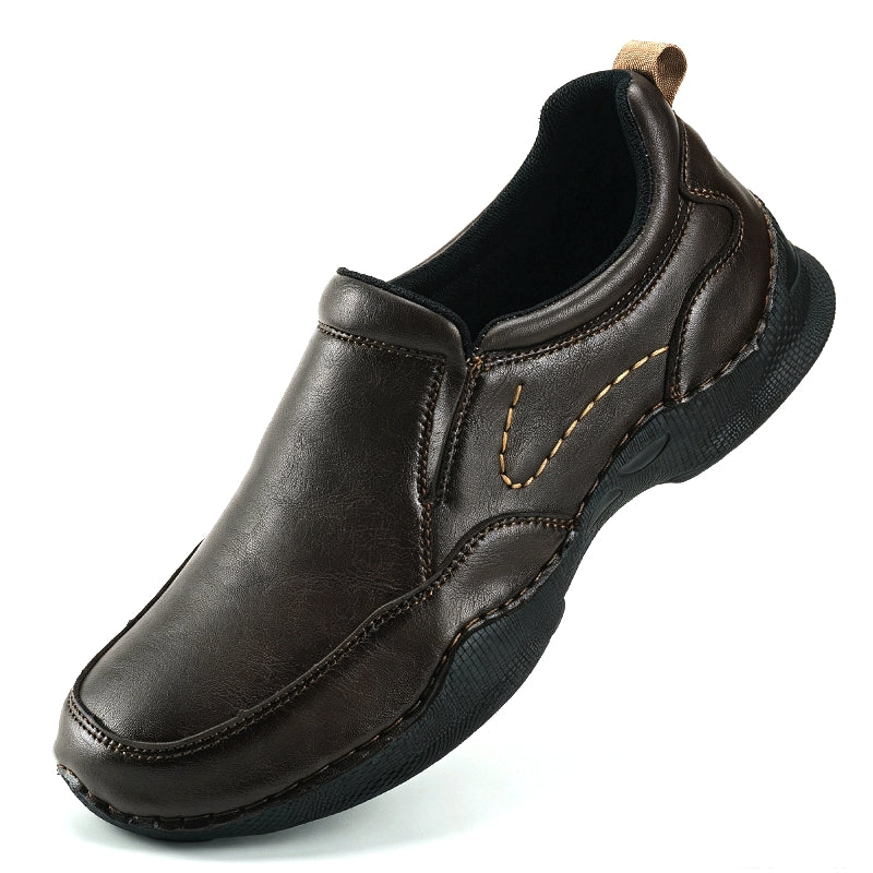 Men's Wide Toe Box Slip-On Casual Shoes Rubber Outsole