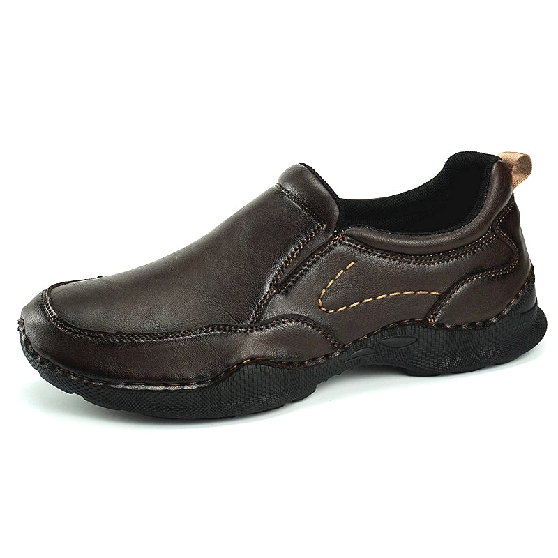 Men's Wide Toe Box Slip-On Casual Shoes Rubber Outsole