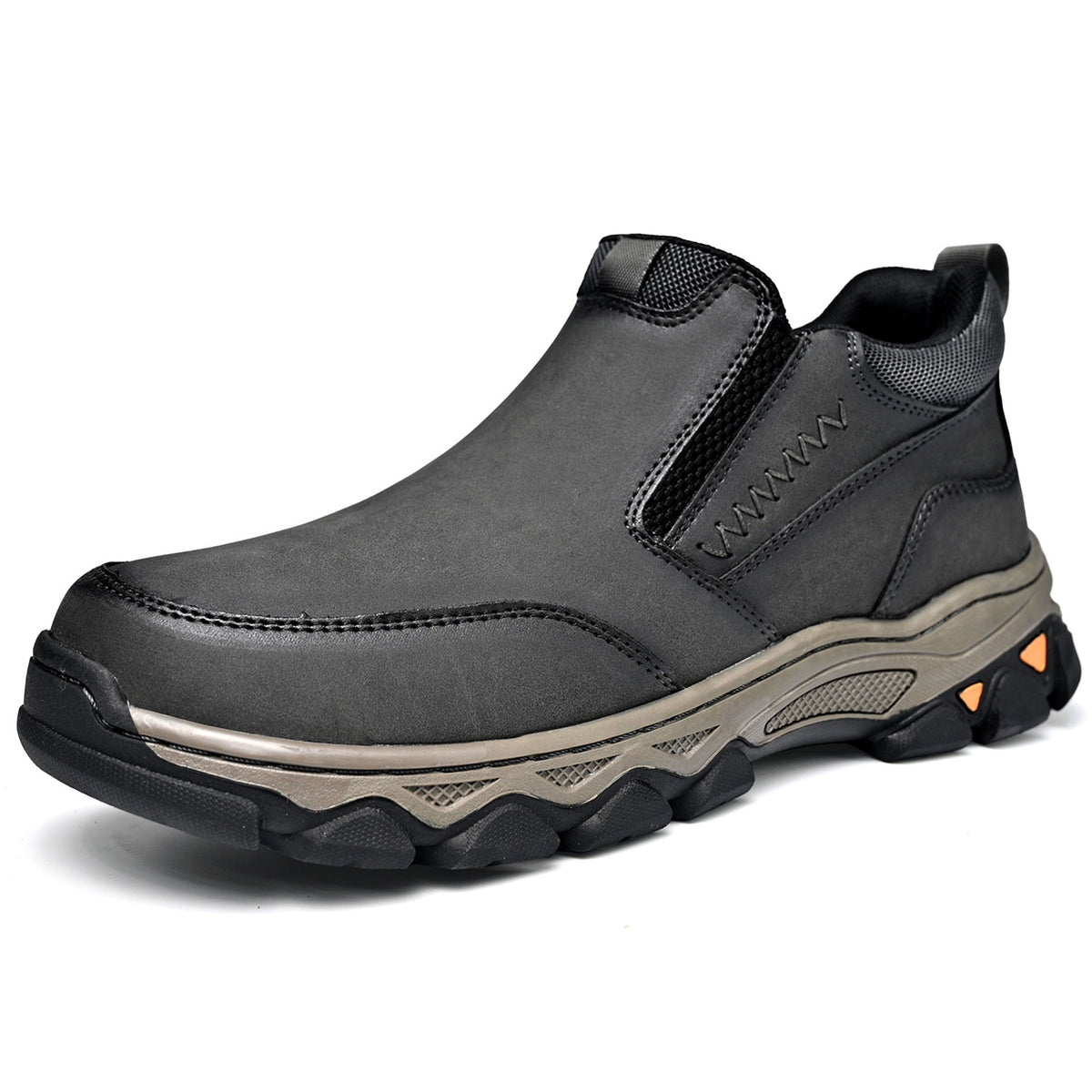 Men's Wide Fit Slip-On Ankle Casual Shoes Memory Foam