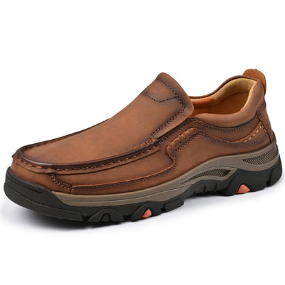 Men's Wide Fit Slip-On Casual Shoes Memory Foam Insole