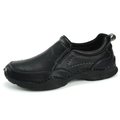 Men's Wide Toe Box Slip-On Casual Shoes Rubber Outsole