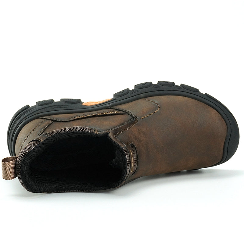 Men's Slip-On Ankle Casual Shoes Textured Rubber Outsole