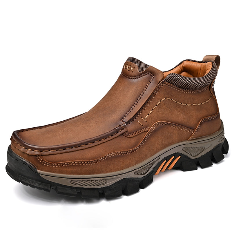Men's Slip-On Casual Ankle Boots Rubber Outsole