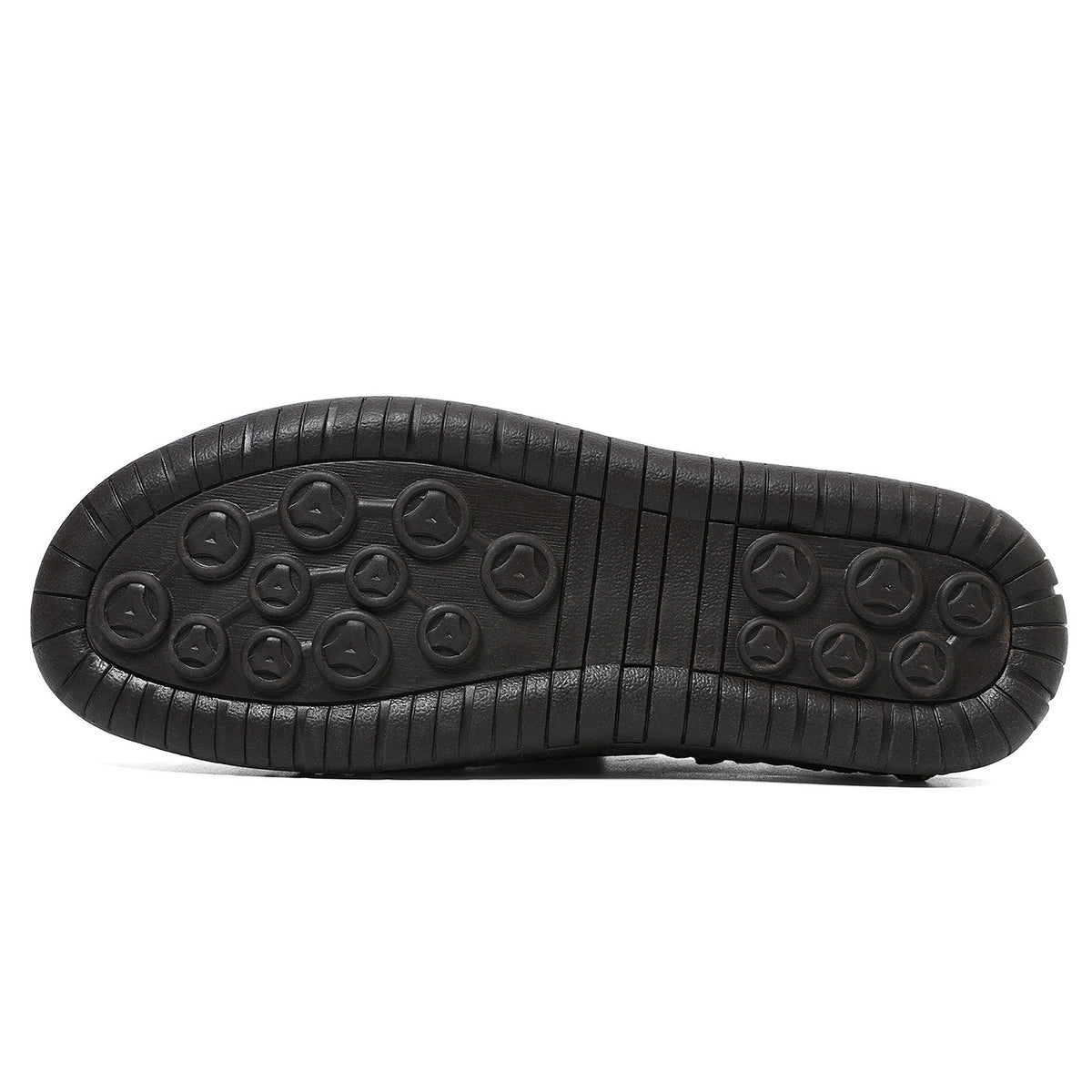 Men's Hand-Stitched Wide Toe Box Slip-On Casual Shoes