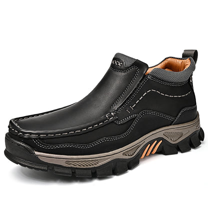 Men's Slip-On Casual Ankle Boots Rubber Outsole