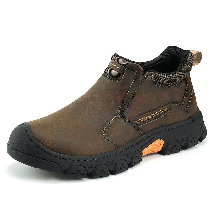 Men's Slip-On Ankle Casual Shoes Textured Rubber Outsole