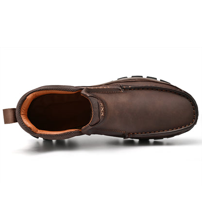 Men's Slip-On Casual Ankle Boots Rubber Outsole