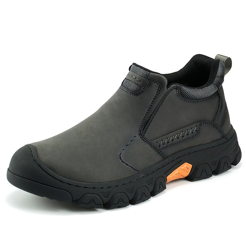 Men's Slip-On Ankle Casual Shoes Textured Rubber Outsole