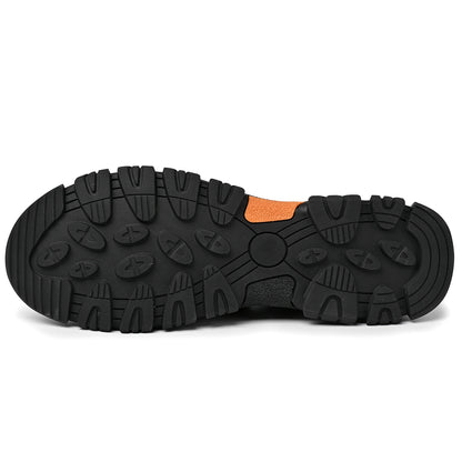 Men's Wide Plain Toe Slip-On Casual Shoes Rubber Outsole