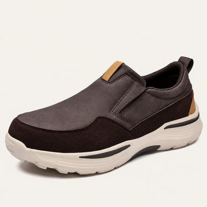 Mens Slip On Work Shoes with Arch Support and Cushioned Sole for Standing All Day