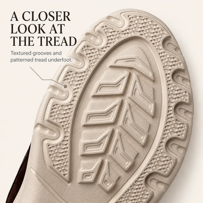 Mens Slip On Work Shoes with Arch Support and Cushioned Sole for Standing All Day